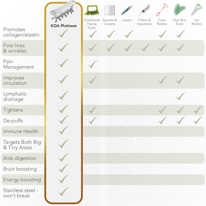 product comparison Platinum KOA Massage & Gua Sha Tool