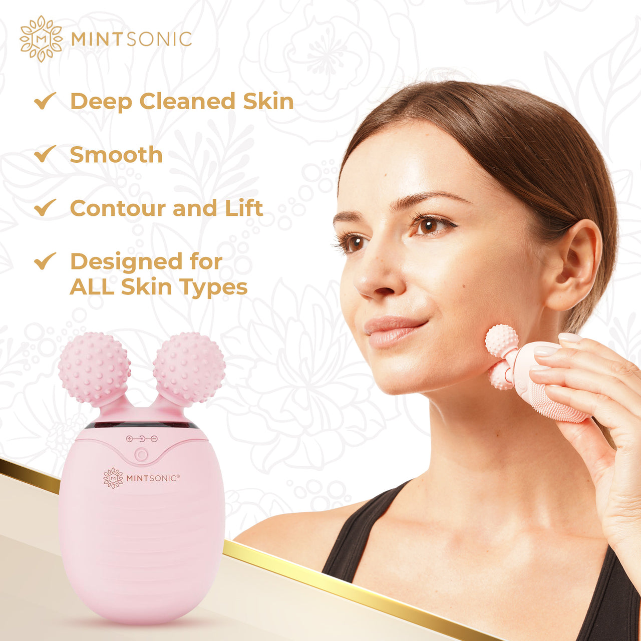 MintSonic V-Lift : Cleanser, Roller & Sculptor